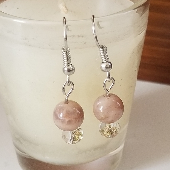 Jewelry - Sunstone Dangle Earrings